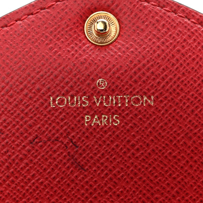 Louis Vuitton Damier Ebene Josephine Wallet Red 7 of 12