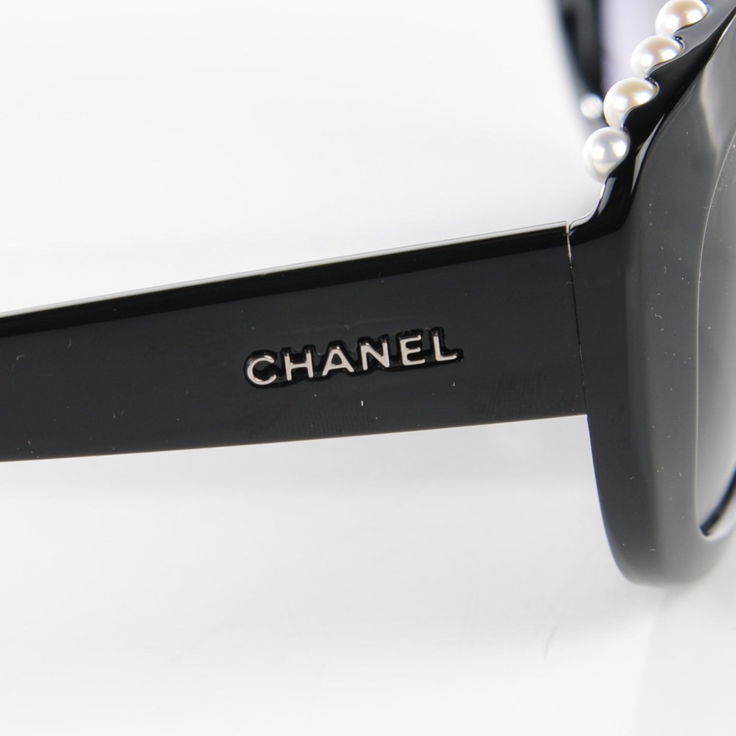 Freshwater Cultured Pearl Cat Eye Sunglasses 6038H Black
