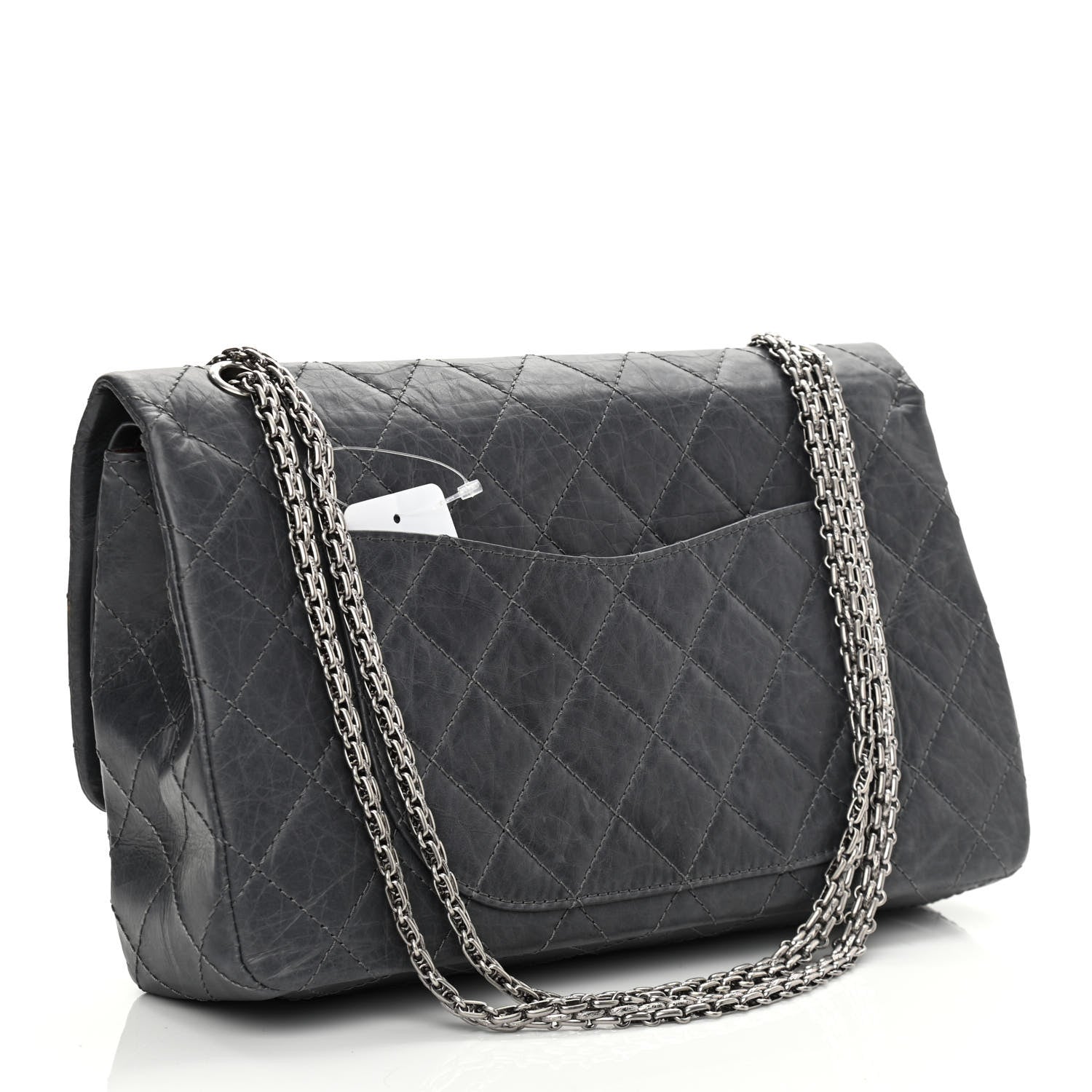 Chanel Aged Calfskin 50th Anniversary 2.55 Reissue 227 Flap Gris 3 of 11