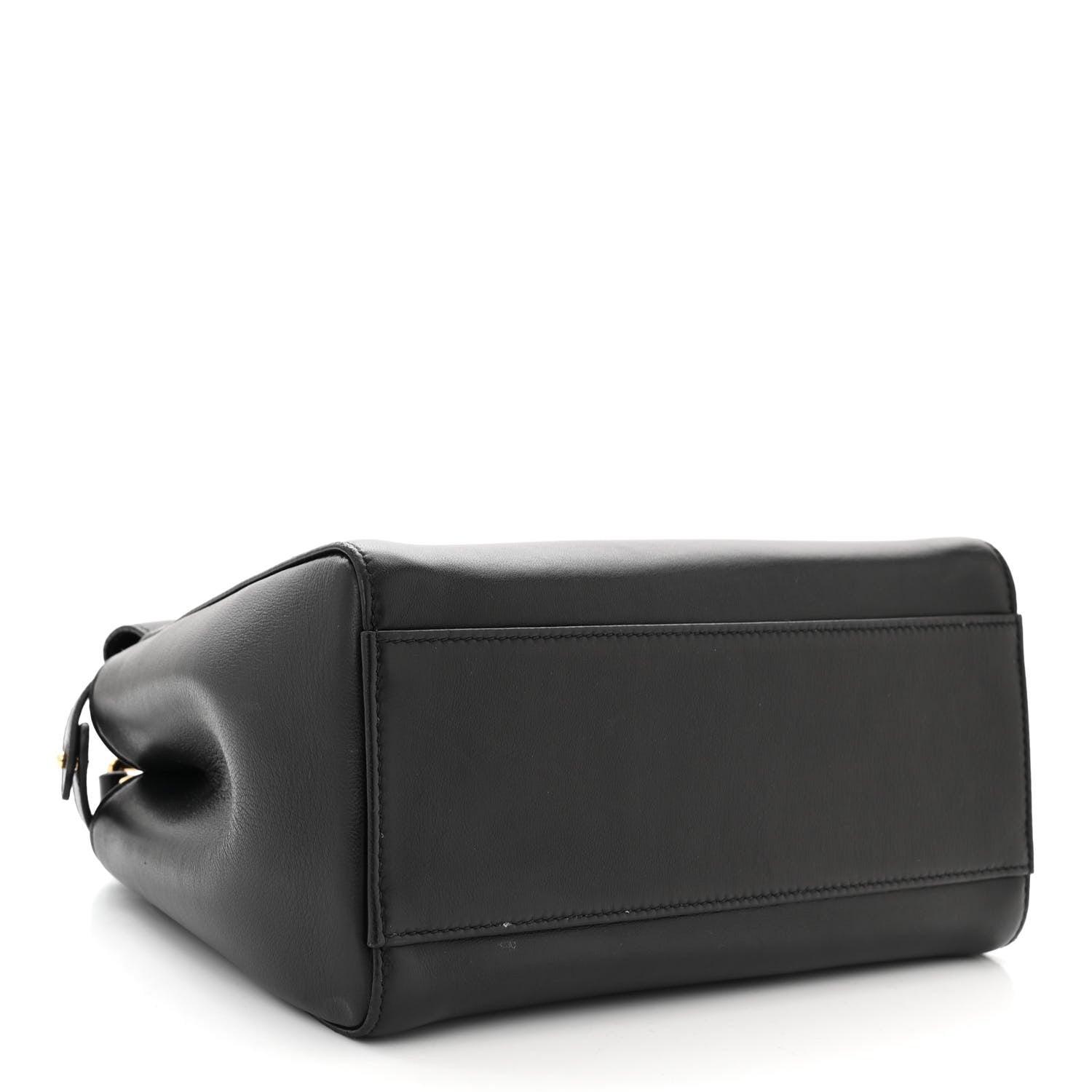 Fendi Nappa Mini Peekaboo Iconic Satchel Black 4 of 12