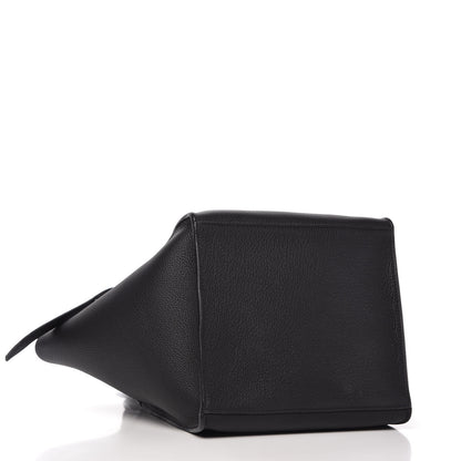 Celine Supple Grained Calfskin Small Long Strap Big Bag Black 4 of 9