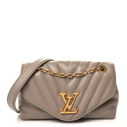 Louis Vuitton Calfskin LV New Wave Chain Bag Taupe 1 of 9