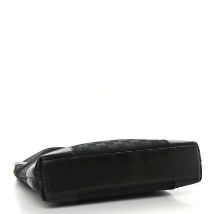 Gucci Monogram Shoulder Bag Black 4 of 10