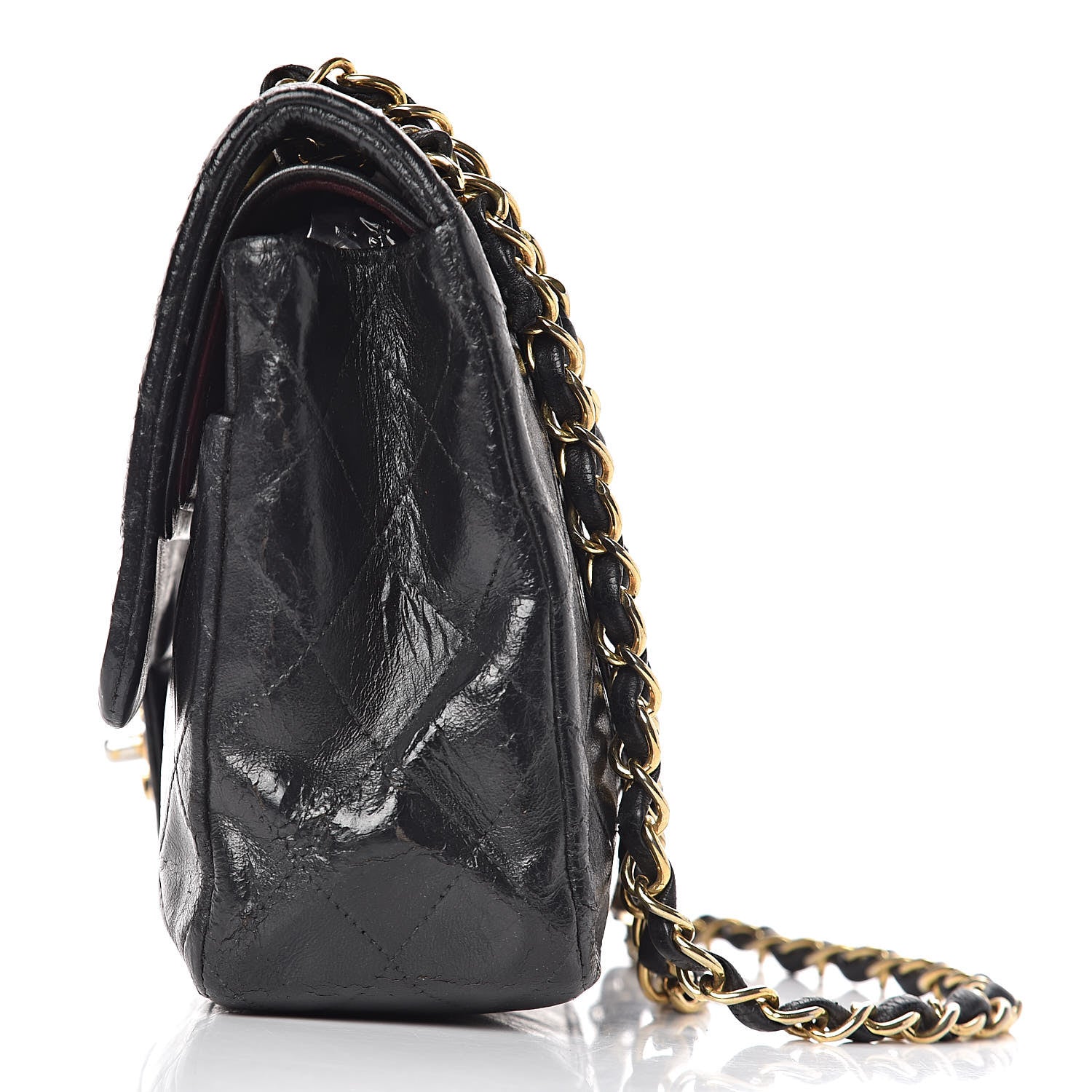 Chanel Lambskin Medium Single Flap Black 27 of 28