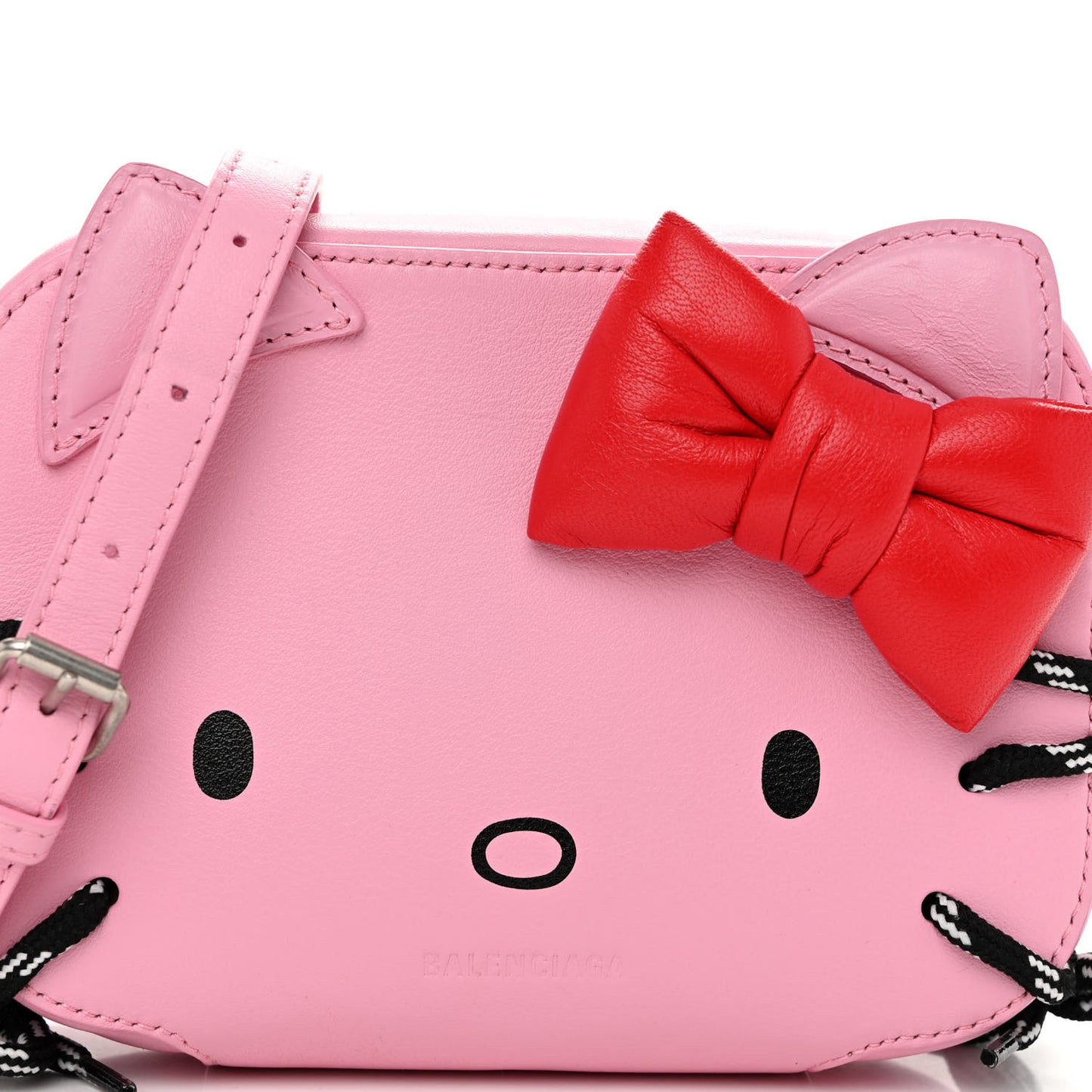 Calfskin Hello Kitty Camera Bag Pink