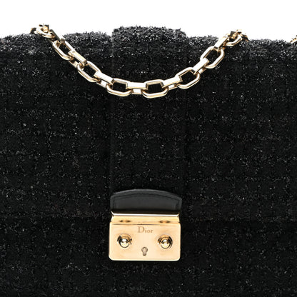 Christian Dior Tweed Medium Miss Dior Flap Black 7 of 9