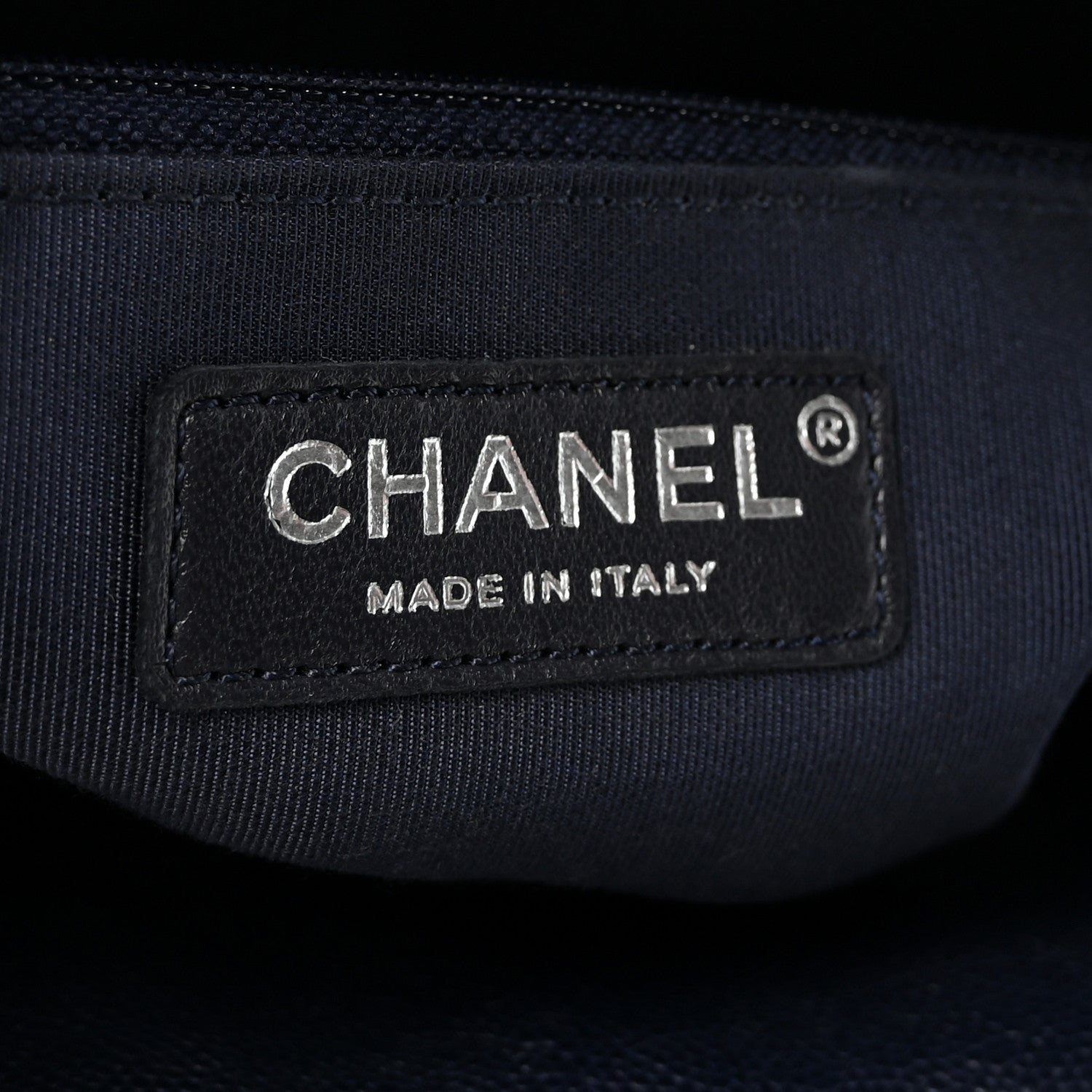 Chanel Caviar Quilted Large Urban Companion Top Handle Shopping Tote Navy 6 of 10