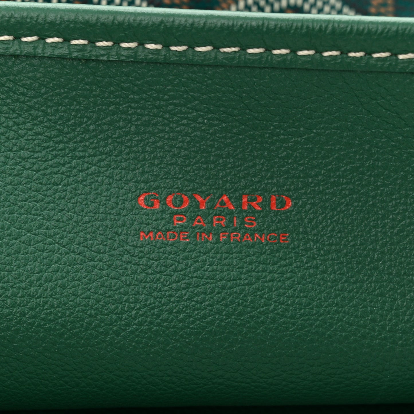 Goyardine Reversible Mini Anjou Green
