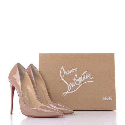 Christian Louboutin Patent So Kate 120 Pumps 38 Nude 11 of 11