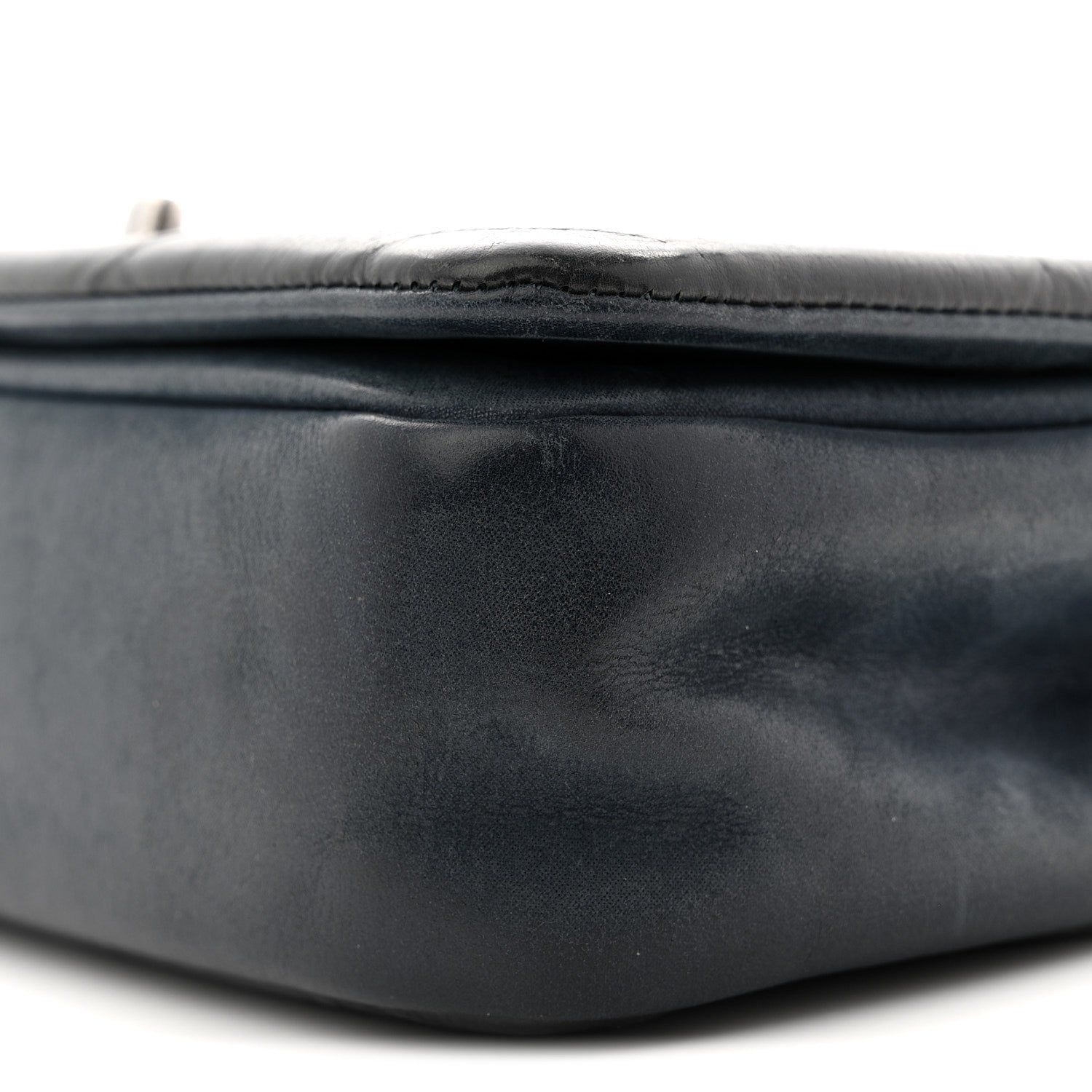 Chanel Calfskin Diamond Embossed New Chic Flap Blue 1871603
