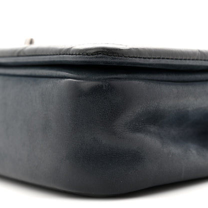 Chanel Calfskin Diamond Embossed New Chic Flap Blue 10 of 11