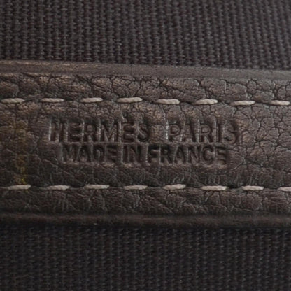 Hermes Toile Leather Garden Party TPM Black 5 of 9