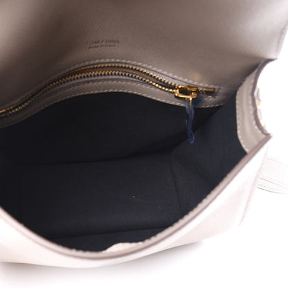 Tom Ford Grained Calfskin Small T Clasp Tara Crossbody Bag Silk Taupe 4 of 8