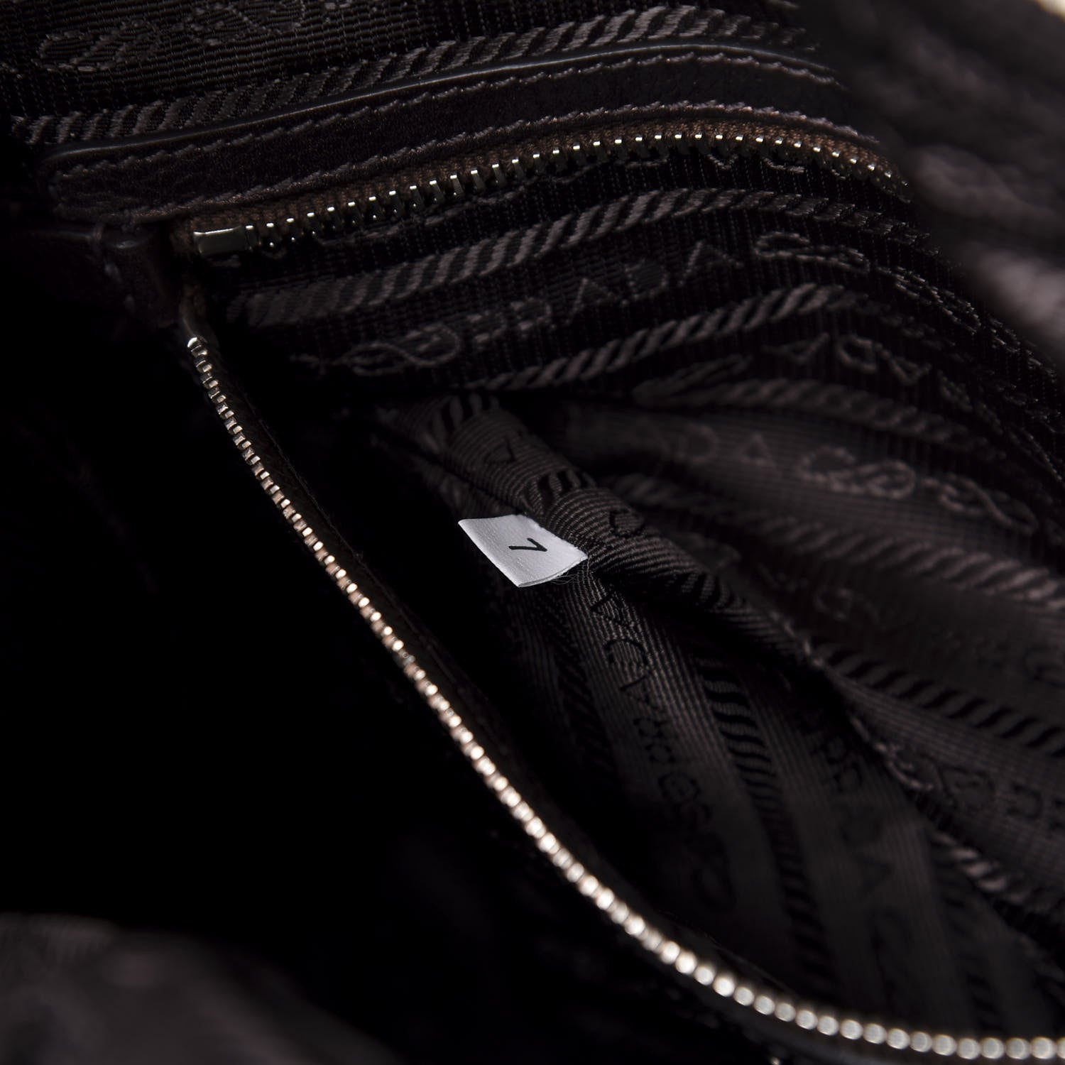 Prada Vitellino Mordo Bauletto Tote Antico Mordore 10 of 11