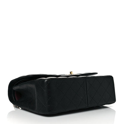 Chanel Caviar Quilted Jumbo Double Flap Black 4 of 10