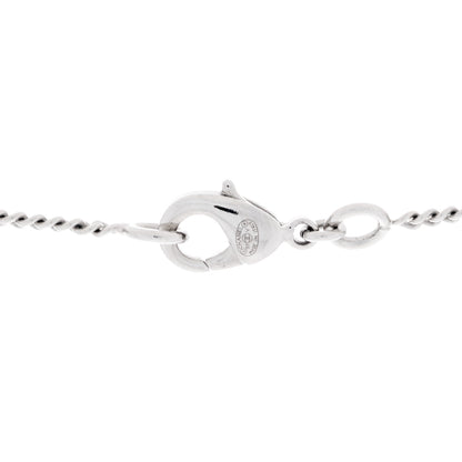 Chanel Crystal Timeless CC Necklace Silver 3 of 3
