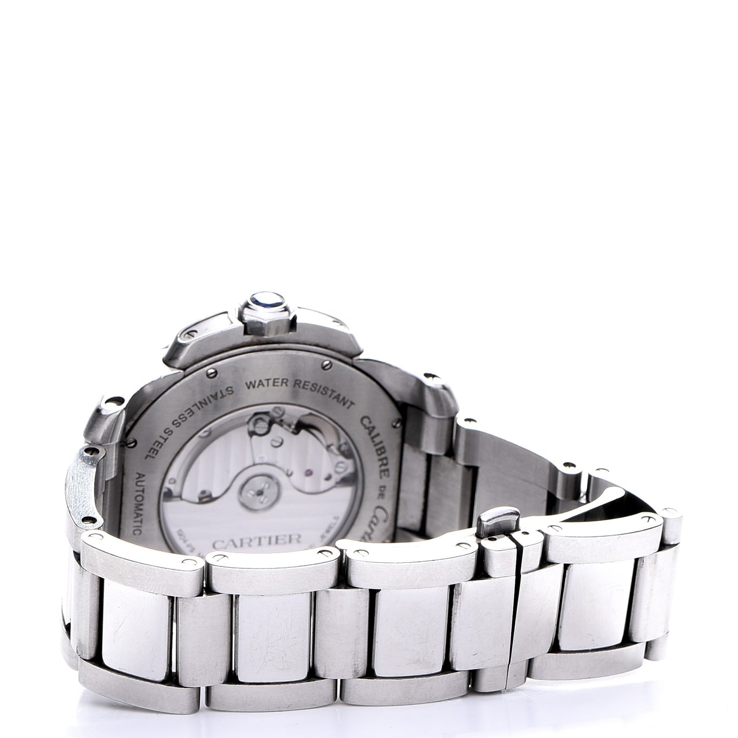 Stainless Steel 42mm Calibre de Automatic Watch Black