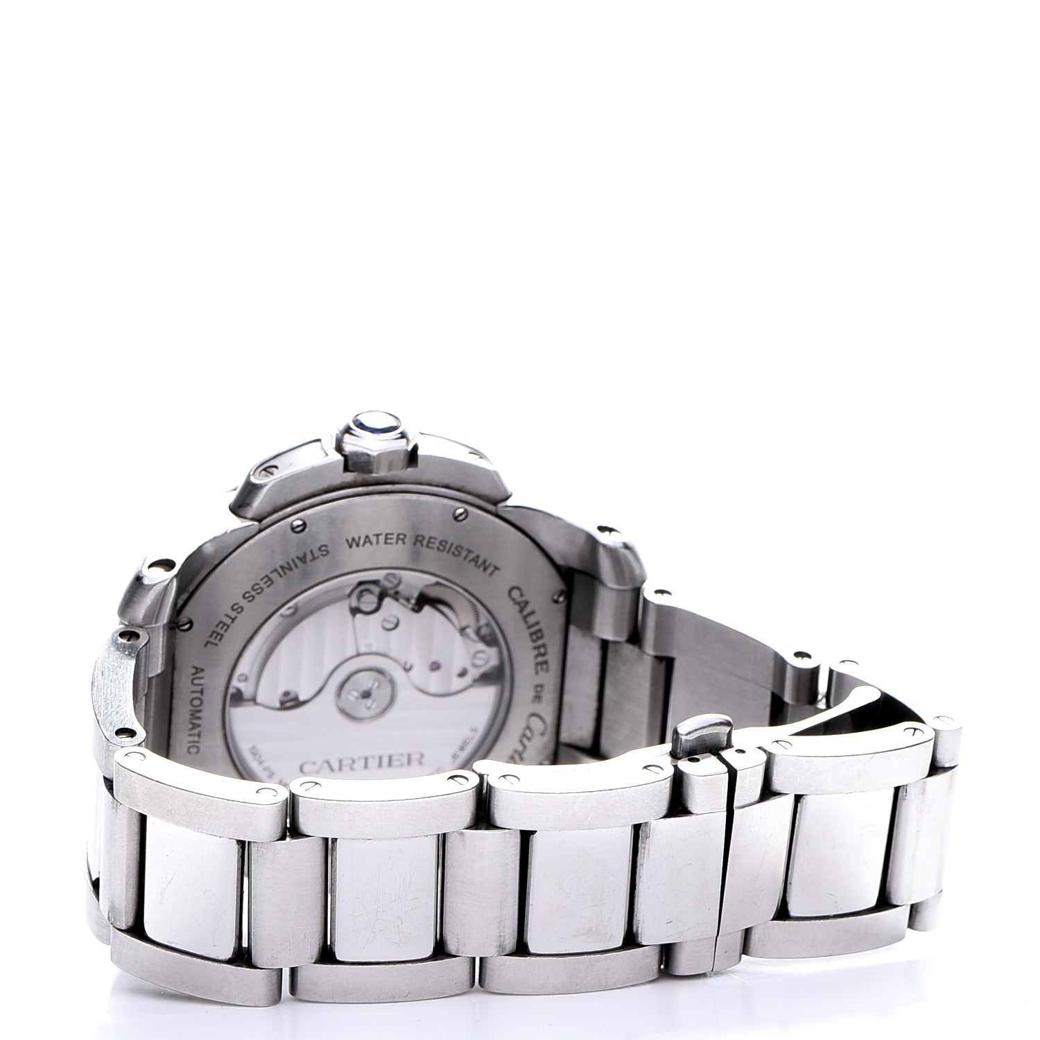 Cartier Stainless Steel 42mm Calibre de Automatic Watch Black 4 of 7