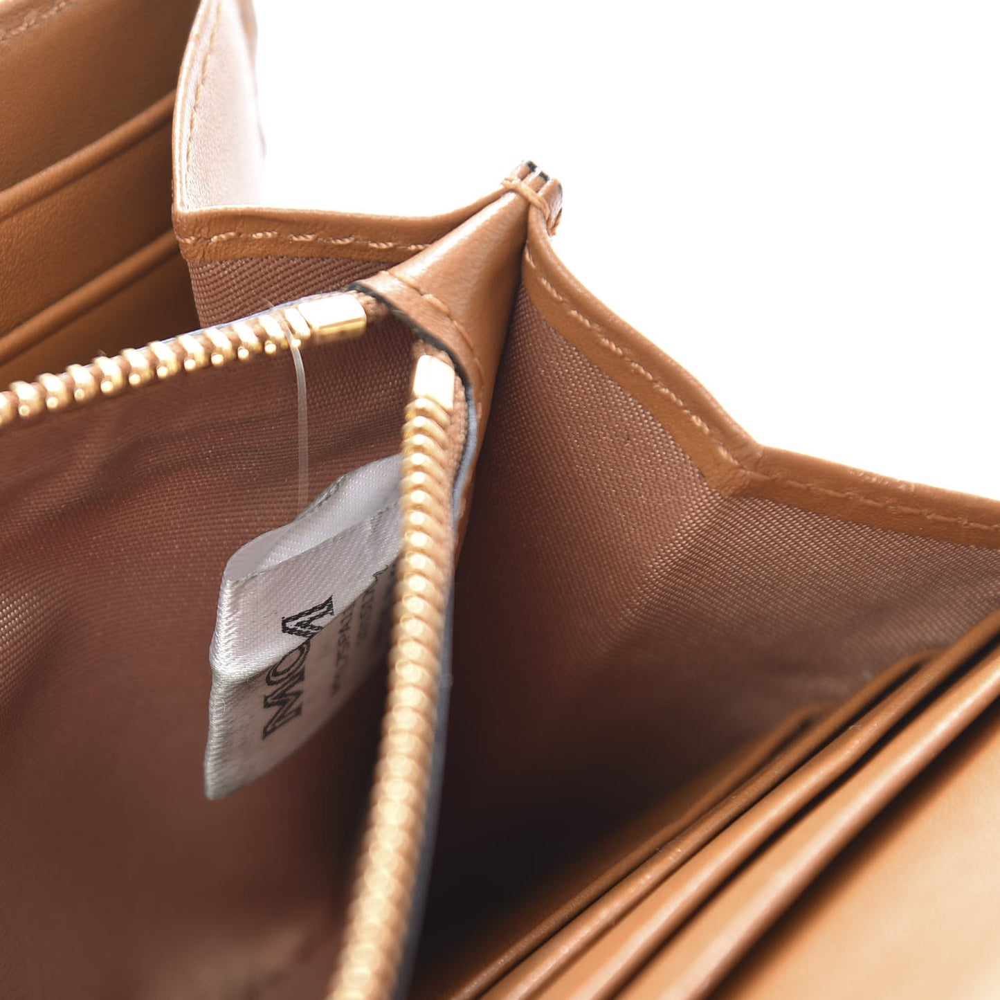 Visetos Large Patricia Wallet On Chain Cognac