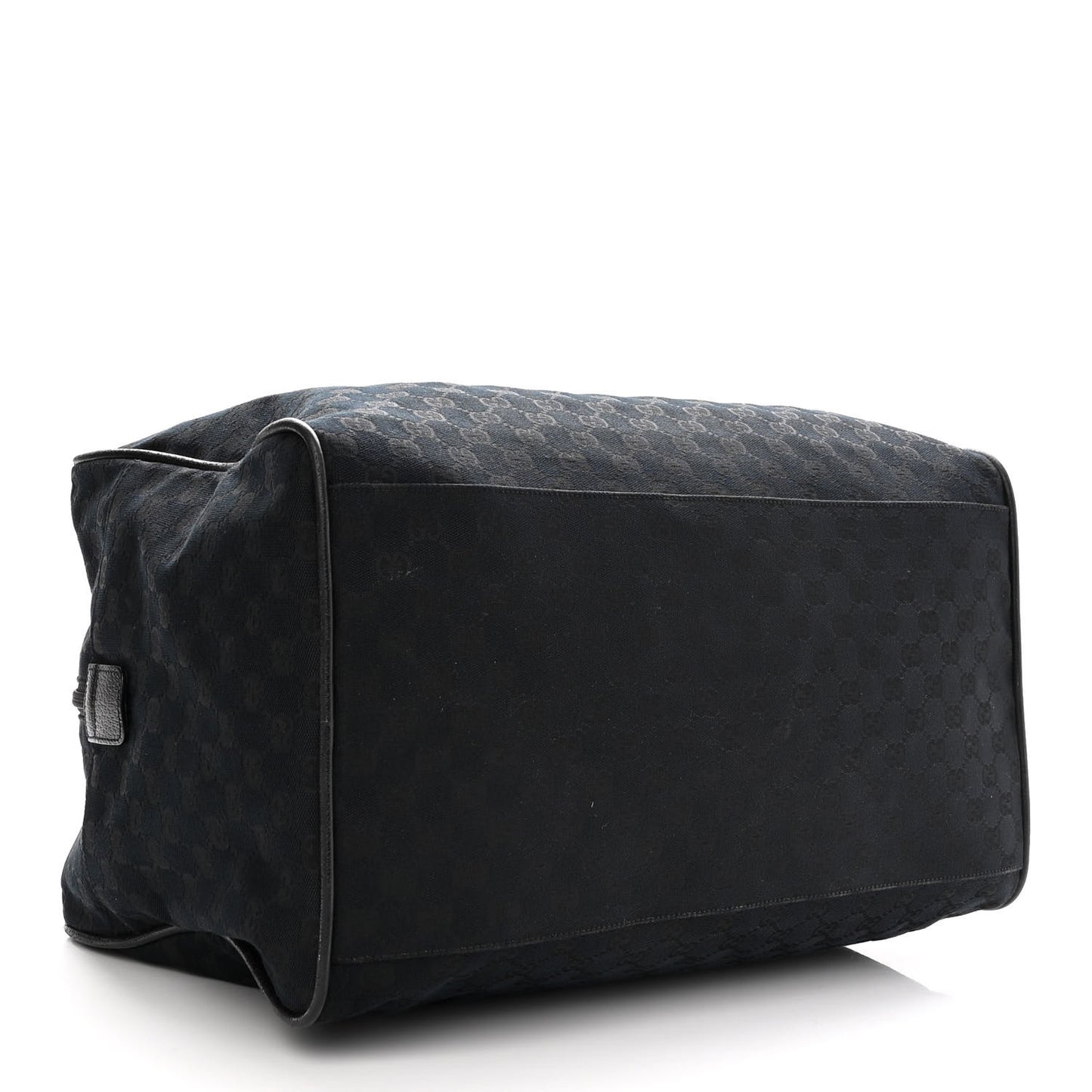 GG Monogram Web Medium Collapsible Carry On Duffle Black