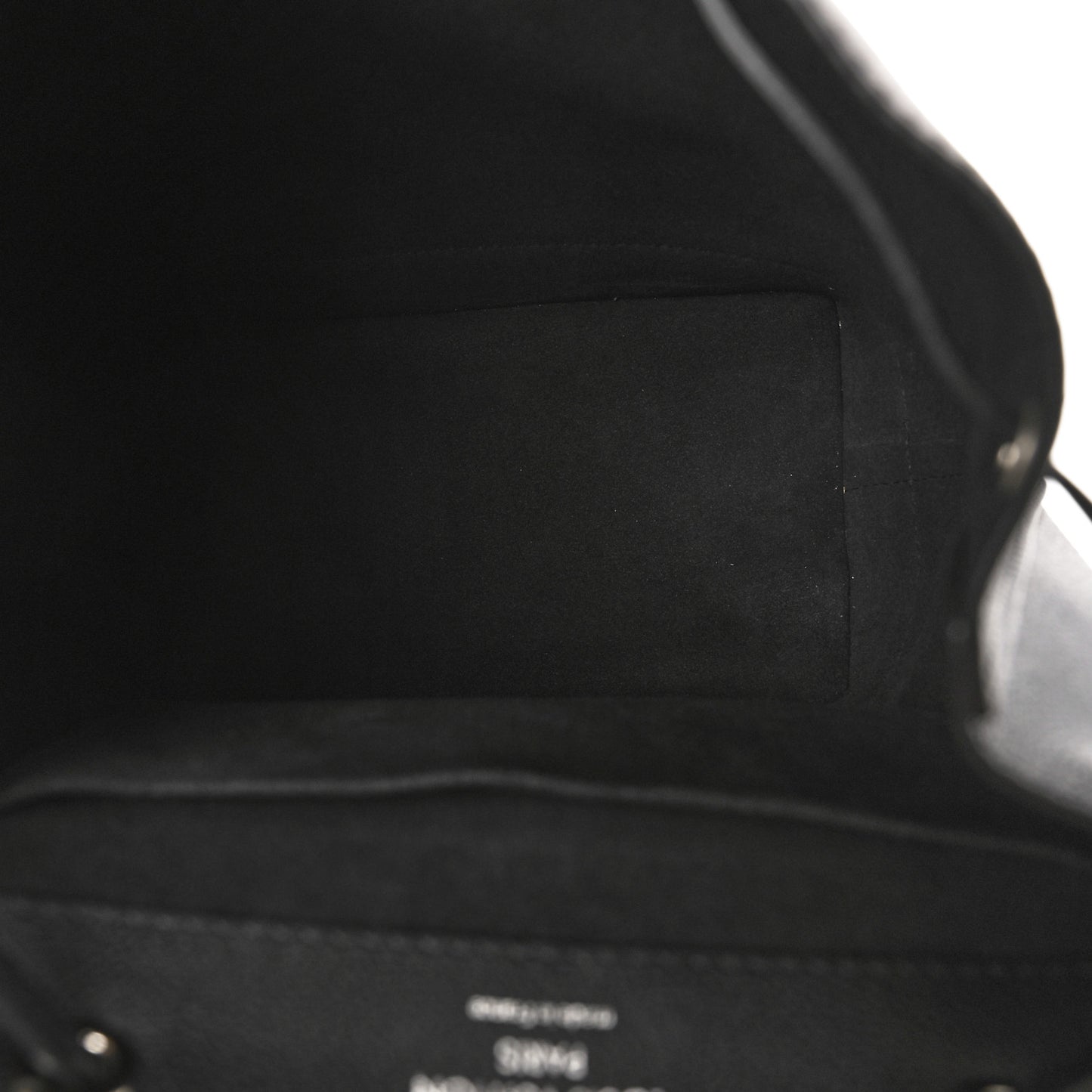 Calfskin Lockme Backpack Black