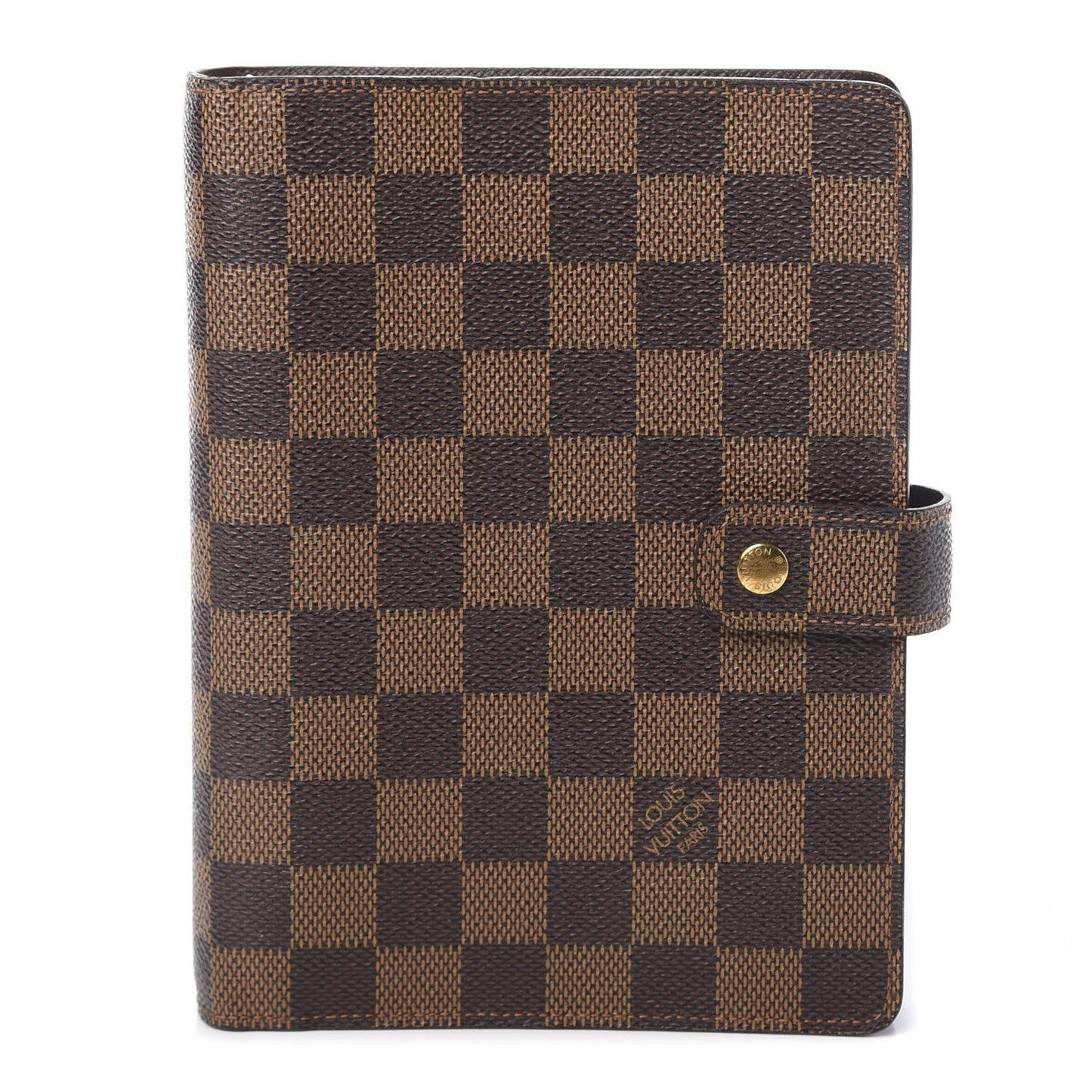 Damier Ebene Medium Ring Agenda Cover