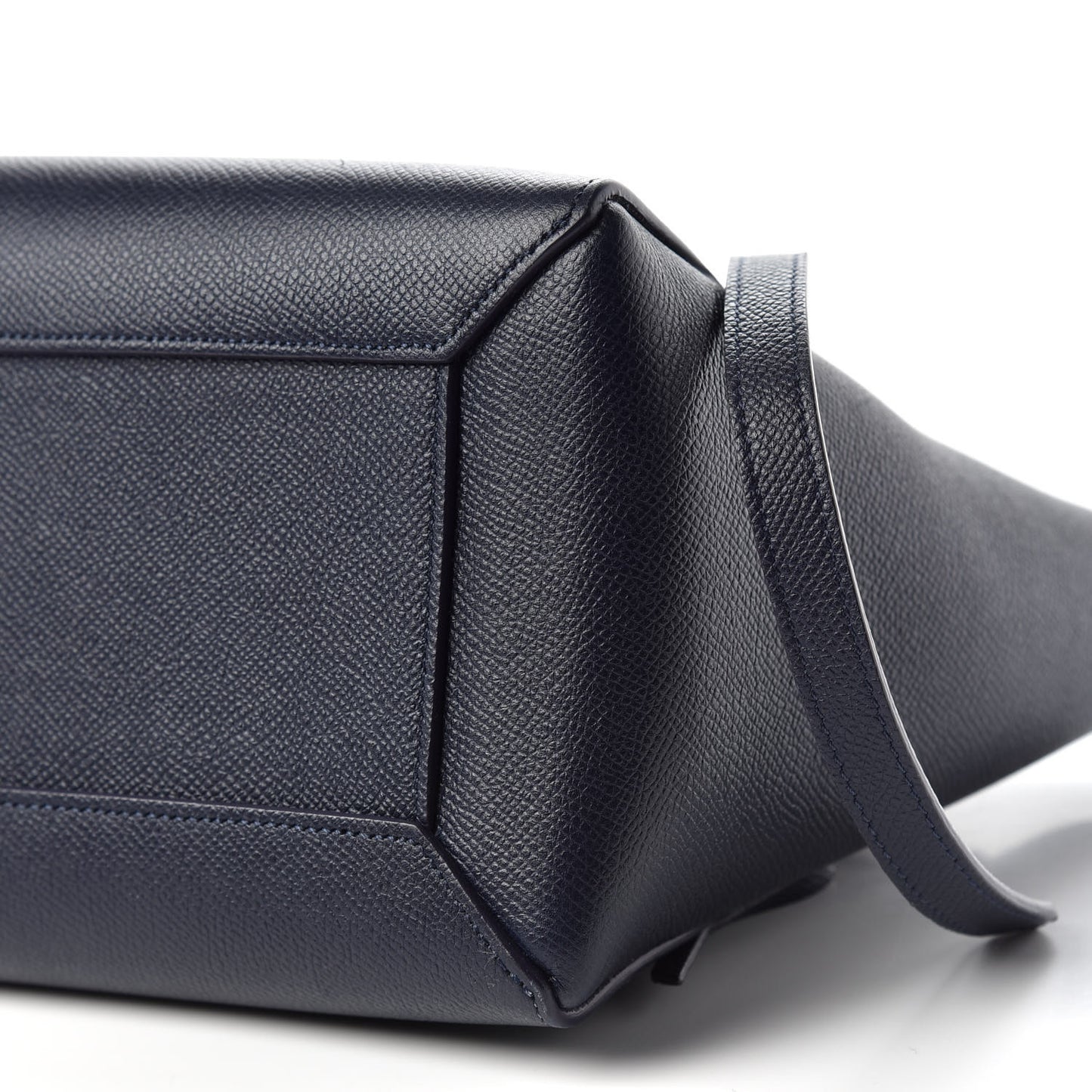 Baby Grained Calfskin Micro Belt Bag Midnight
