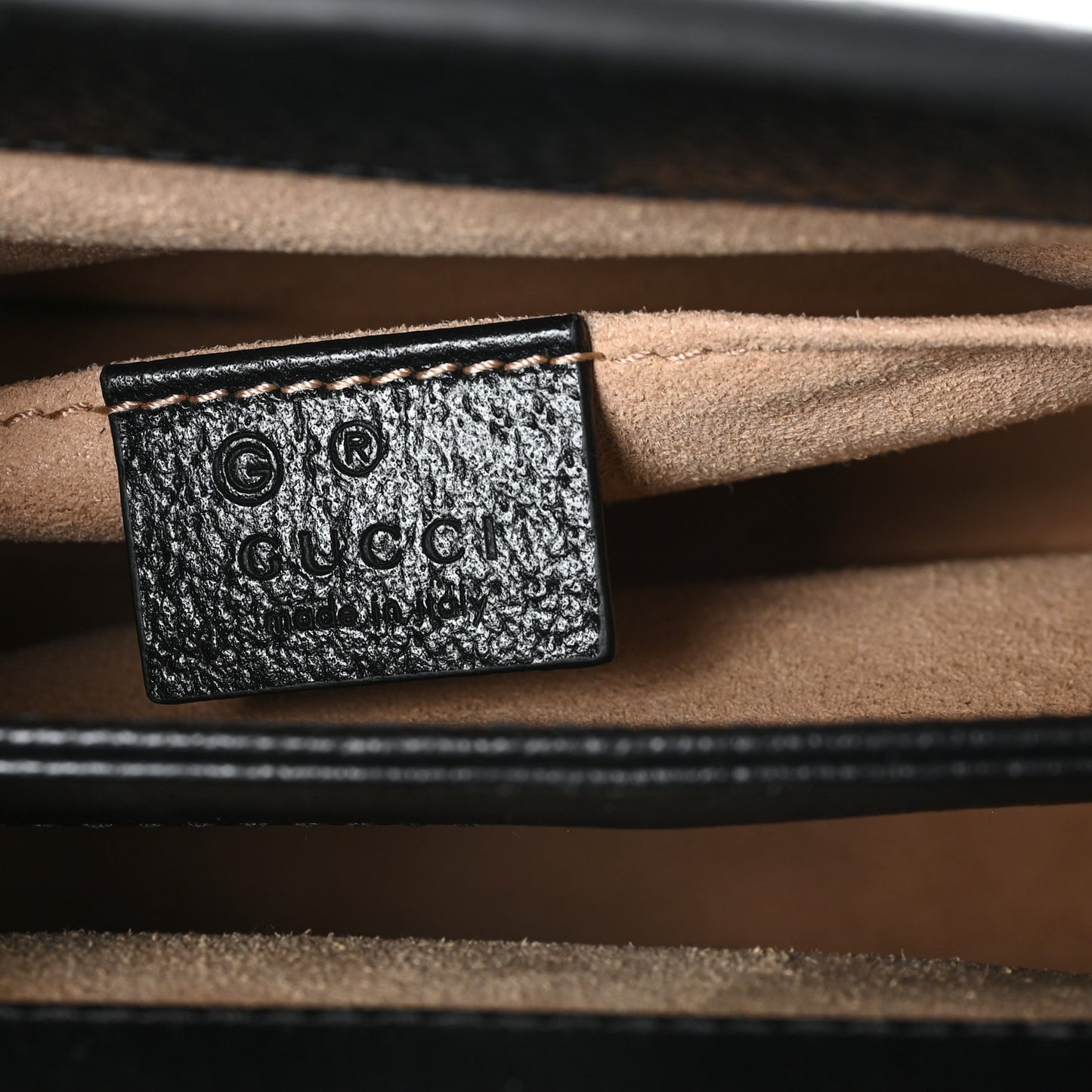 Calfskin GG Web Small Ophidia Chain Shoulder Bag Black