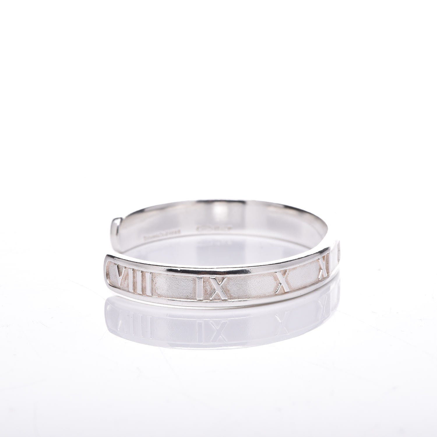Tiffany Sterling Silver Atlas Cuff Bracelet 4 of 5