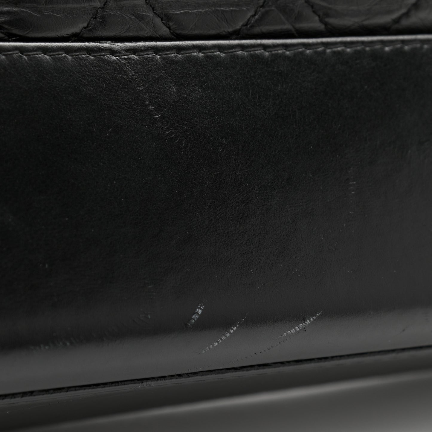 Aged Calfskin Quilted Maxi Gabrielle Hobo Black