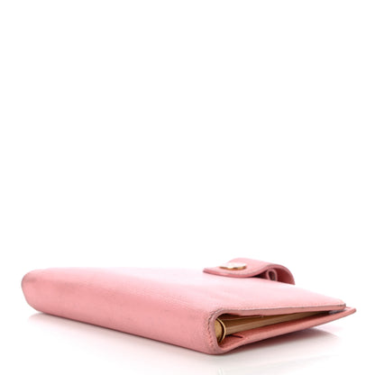 Chanel Grained Calfskin CC Button Pocket Agenda Cover Pink 4 of 28