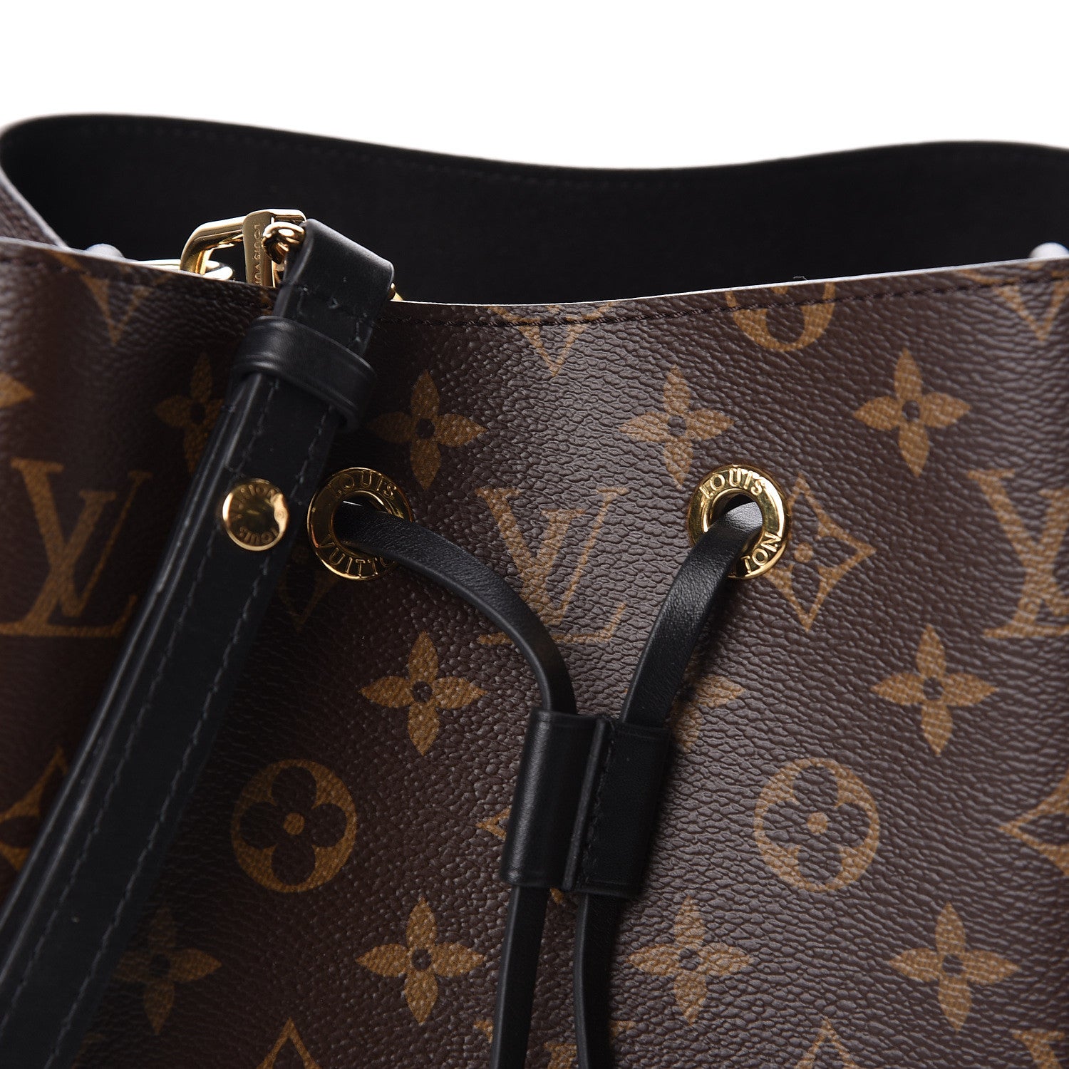 Louis Vuitton Monogram Neonoe MM Black 7 of 13