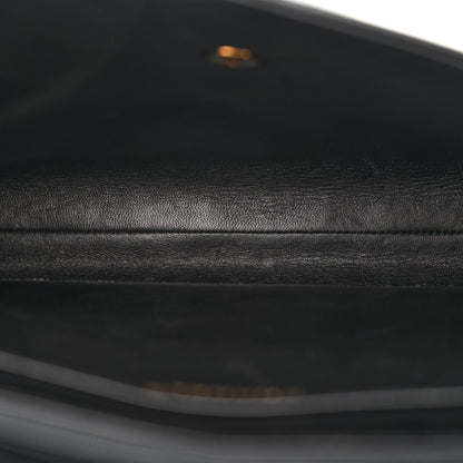 Chanel Patent Quilted Briefcase Laptop Bag Black 5 of 16