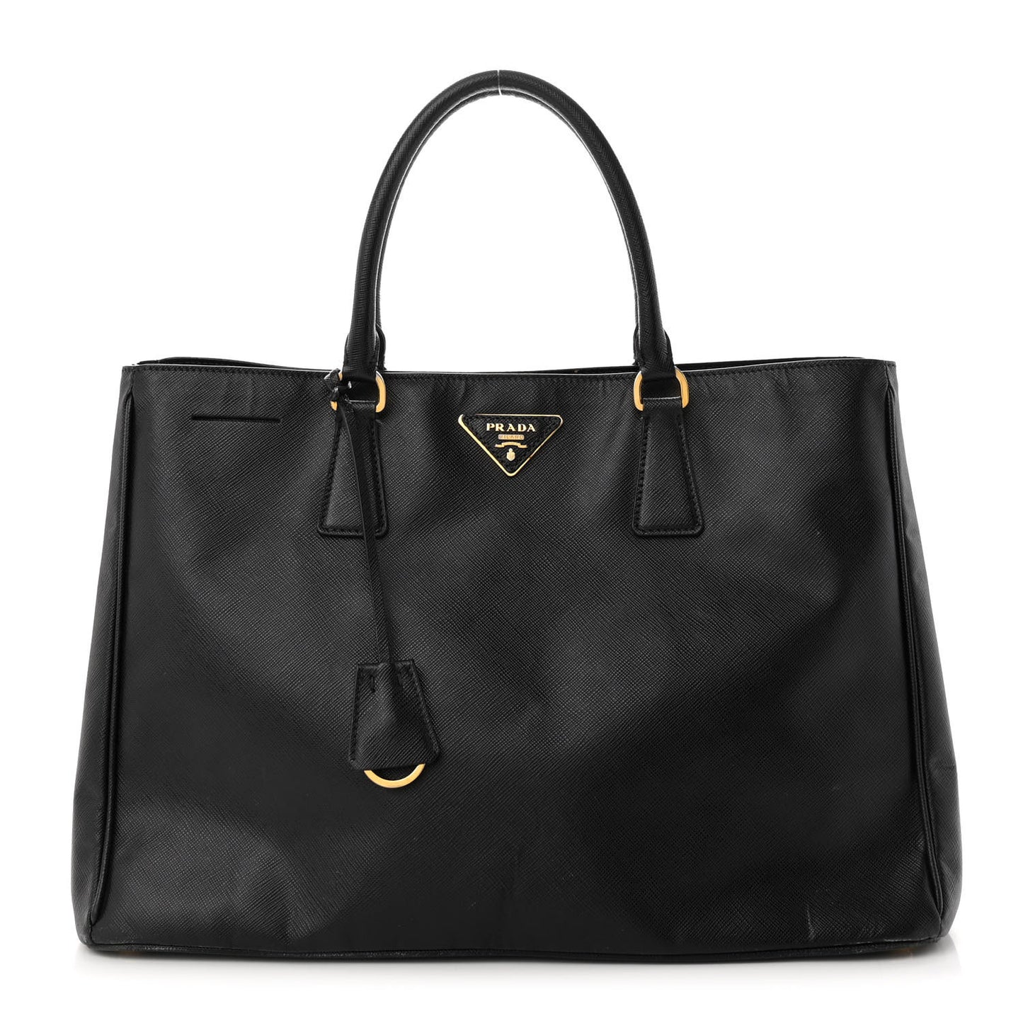 Saffiano Lux Large Tote Black