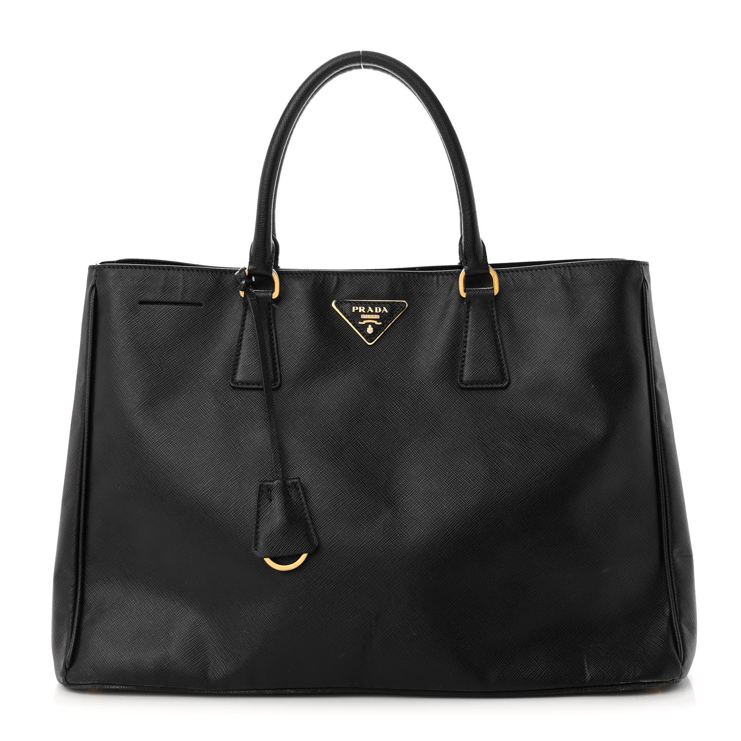 Prada Saffiano Lux Large Tote Black 1 of 10