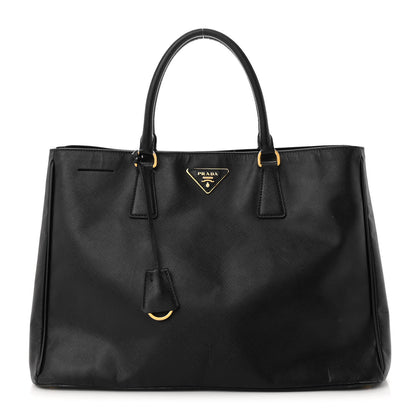 Prada Saffiano Lux Large Tote Black 1 of 10