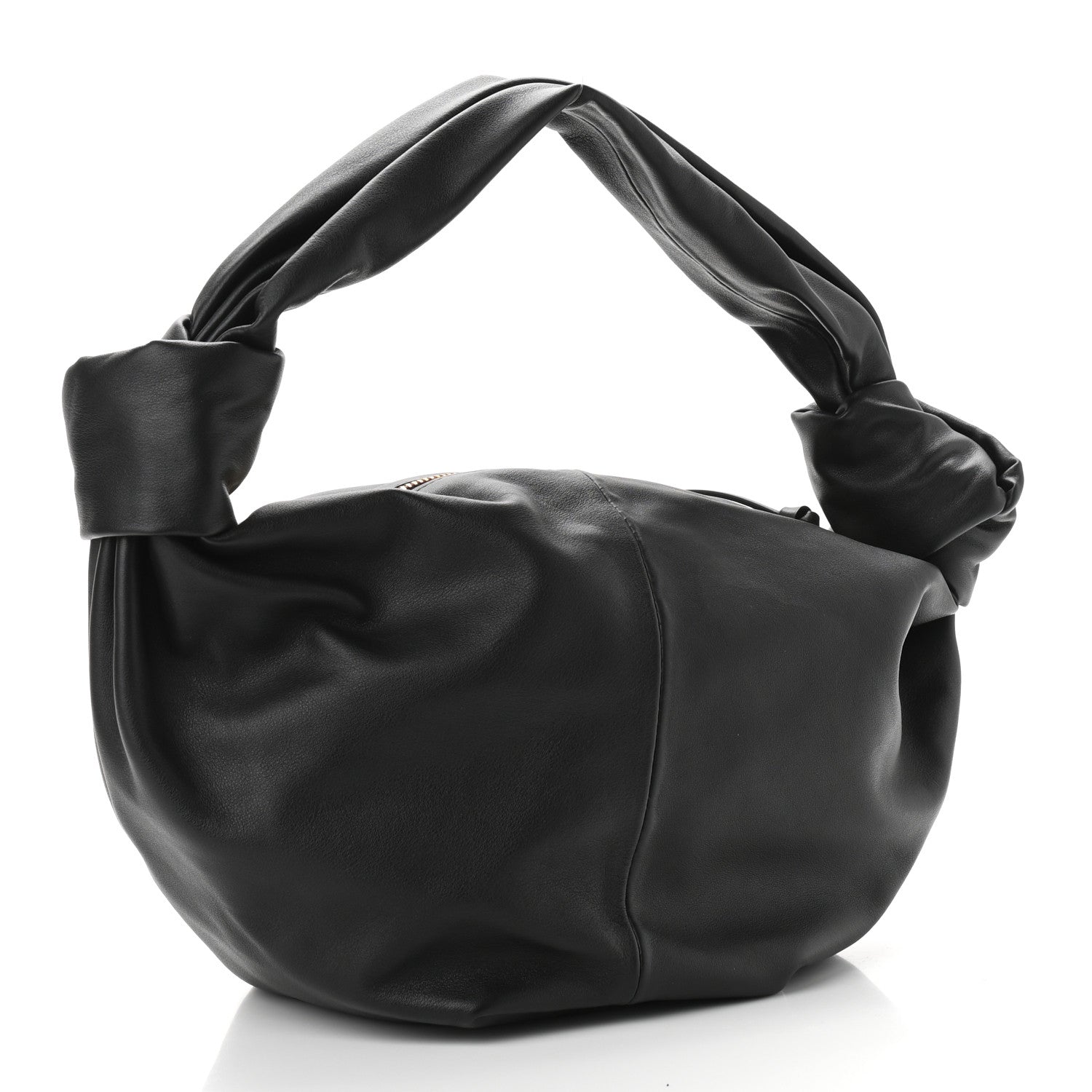Bottega Veneta Calfskin Teen Double Knot Hobo Black 3 of 9