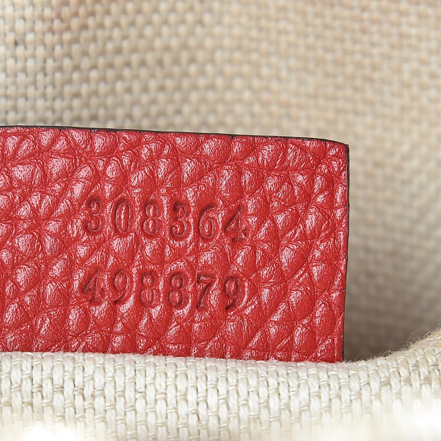 Pebbled Calfskin Small Soho Disco Bag Tabasco Red