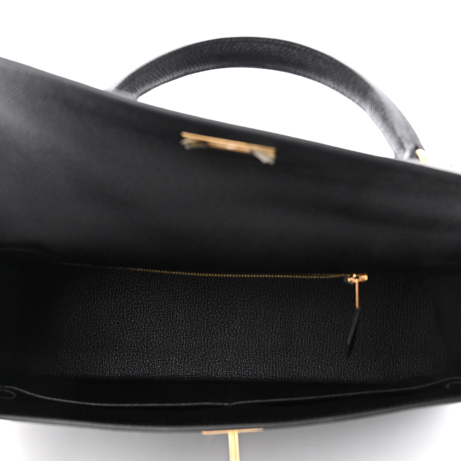 Hermes Epsom Kelly Sellier 32 Black 5 of 10