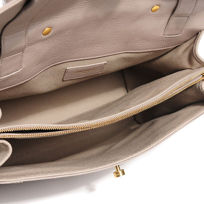Saint Laurent Calfskin Muse Medium Two Grey 5 of 8