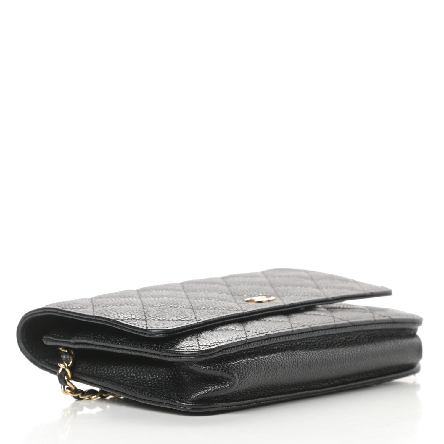 Chanel Caviar Quilted Wallet On Chain WOC Black 4 of 14