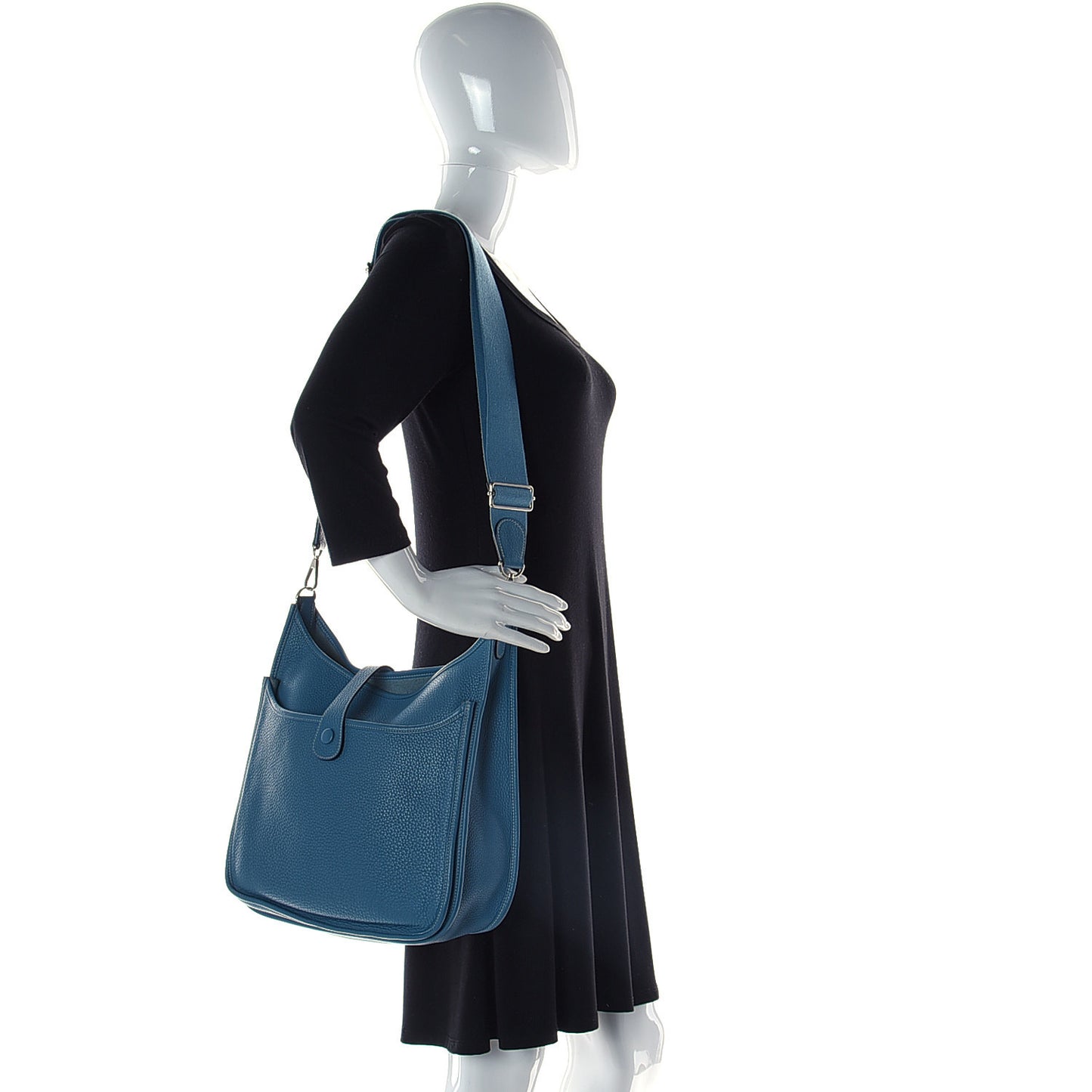 Taurillon Clemence Evelyne III GM Blue Jean