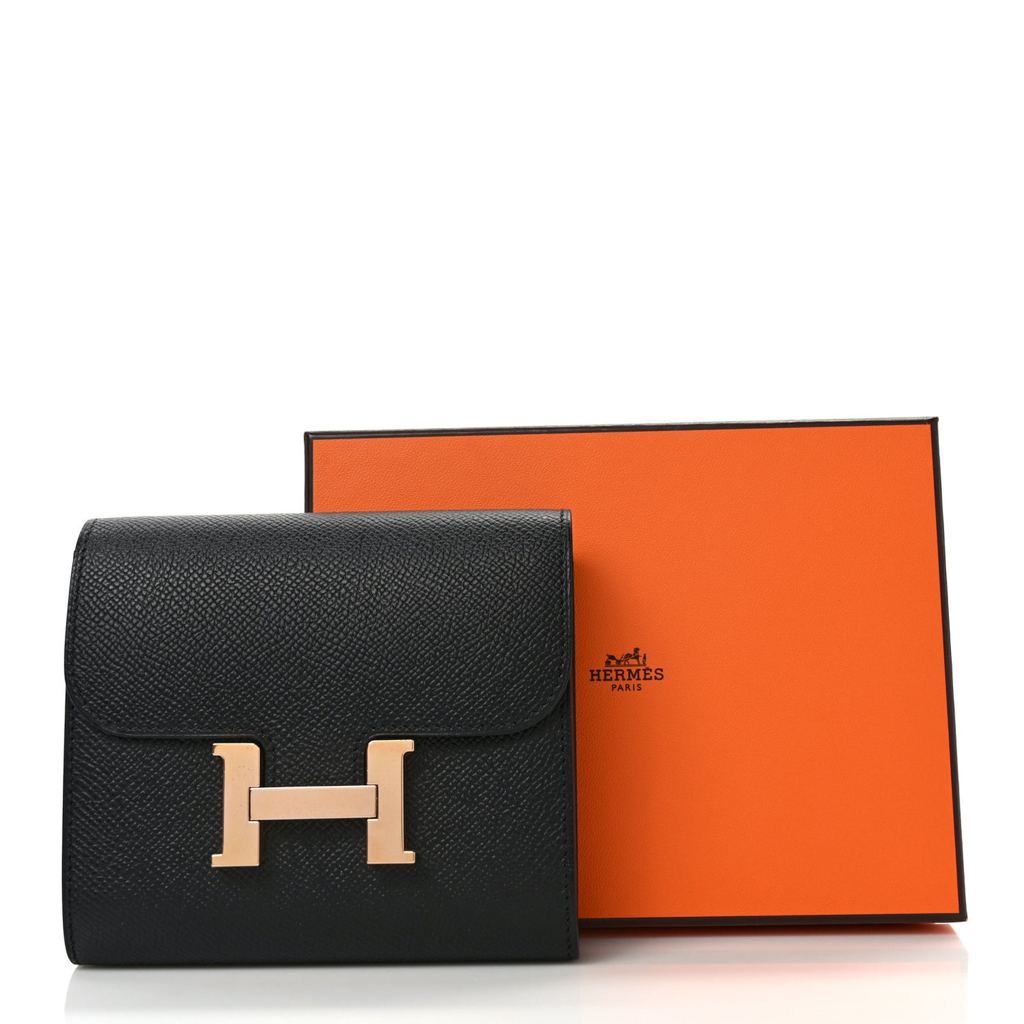 Epsom Constance Compact Passant Wallet Black