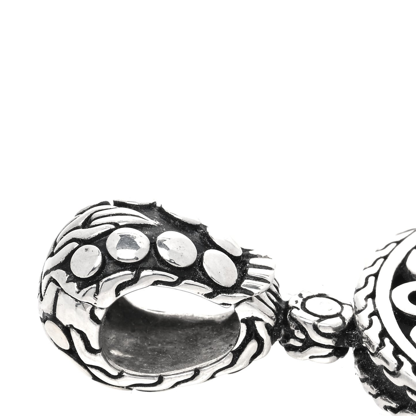 Sterling Silver 18K Yellow Gold Dot Enhancer Pendant