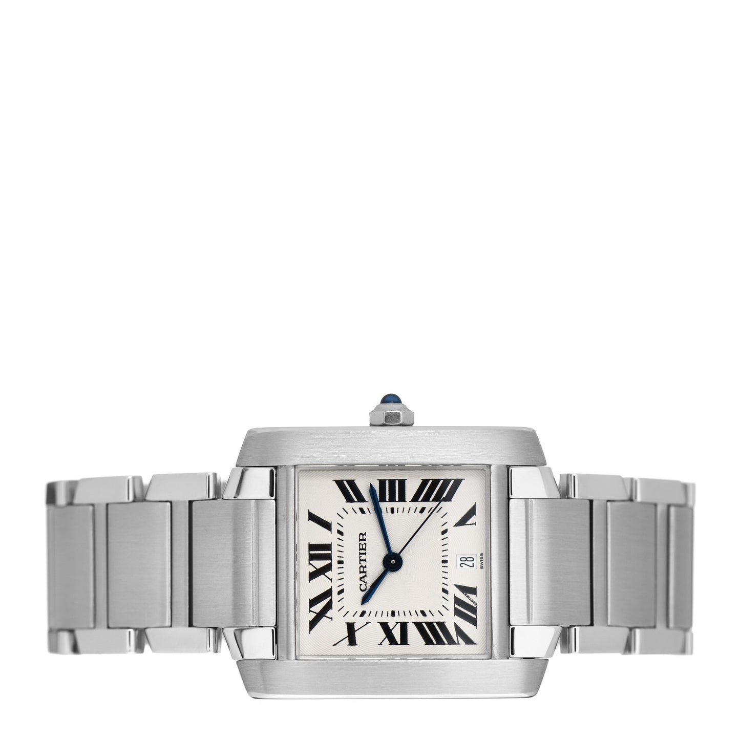 Stainless Steel 28mm Tank Francaise Automatic Watch