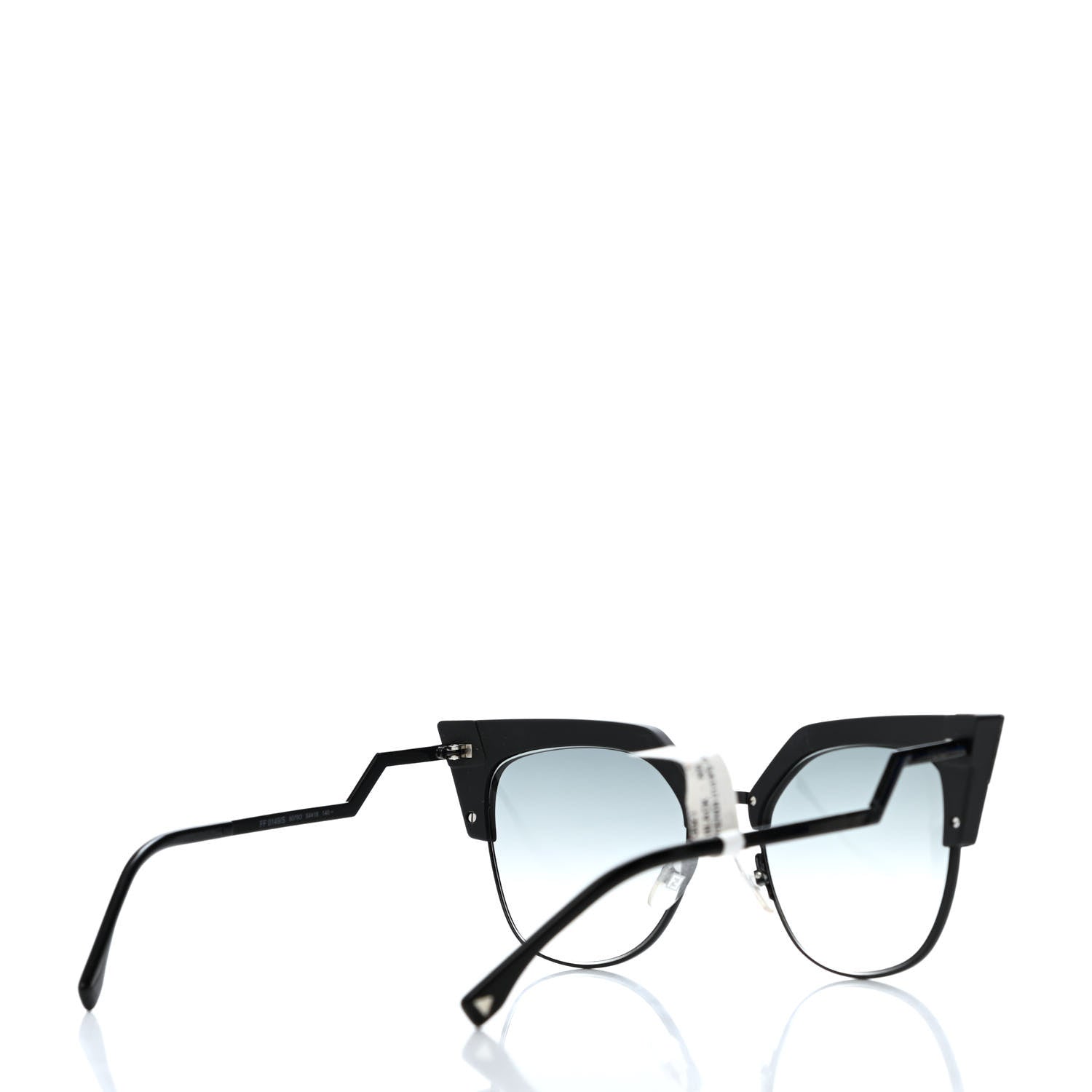 Fendi Cat Eye Iridia Sunglasses FF 0149/S Black 4 of 4