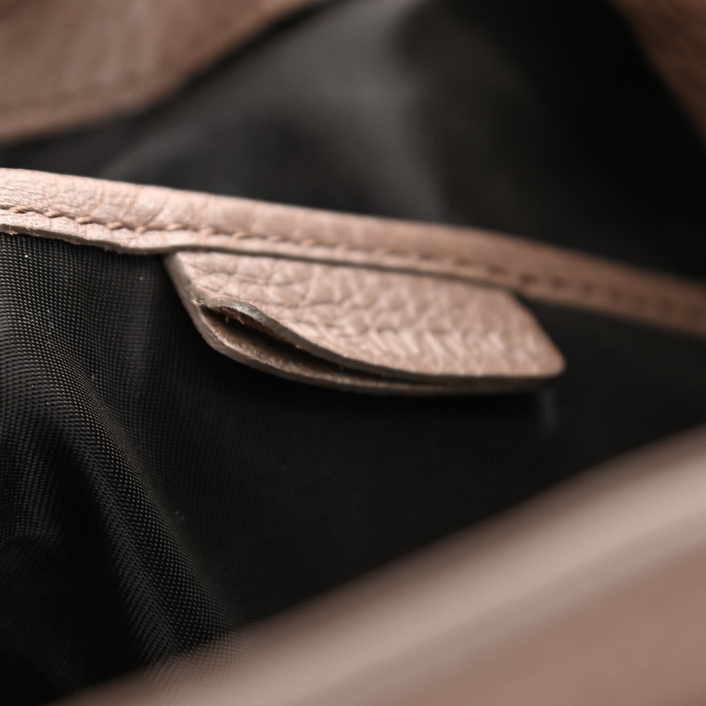 Calfskin Suede Earlsburn Mixed Media Tote Mole Grey