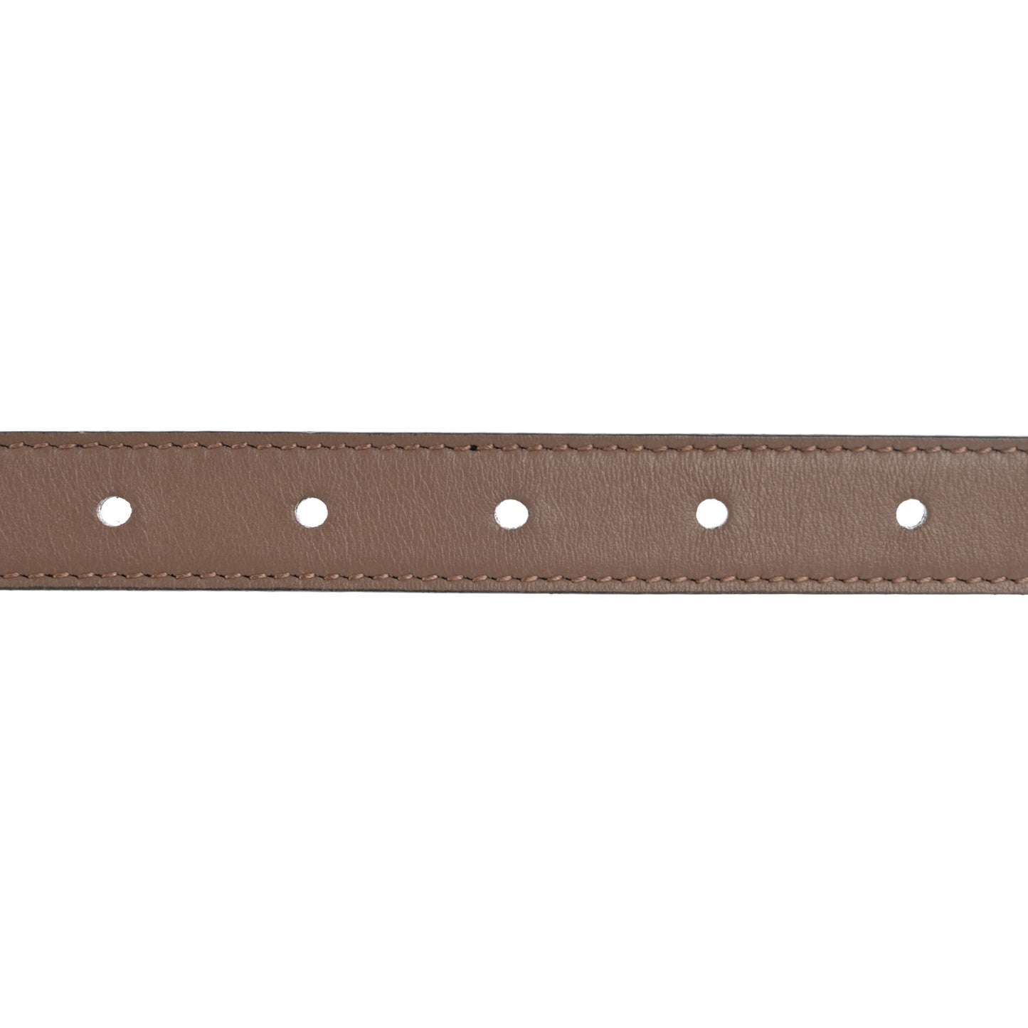 Plutone Calfskin Double G Reversible 20mm Belt 75 30 Porcelain Rose Black