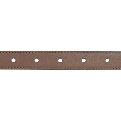 Gucci Plutone Calfskin Double G Reversible 20mm Belt 75 30 Porcelain Rose Black 6 of 7