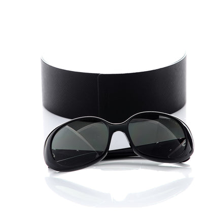 Prada Polarized Sunglasses SPR 27L Black 8 of 8
